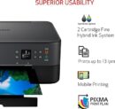 Canon PIXMA TS6420a All-in-One Wireless Inkjet Printer [Print,Copy,Scan], Black, Works with Alexa