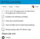 HP OfficeJet 8015e Wireless Color All-in-One Printer, 3 months of Instant Ink included