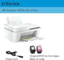 HP DeskJet 4255e Wireless All-in-One Color Inkjet Printer, Scanner, Copier, Best-for-Home, 3 Months of Ink Included (588S6A)