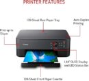 Canon PIXMA TS6420a All-in-One Wireless Inkjet Printer [Print,Copy,Scan], Black, Works with Alexa